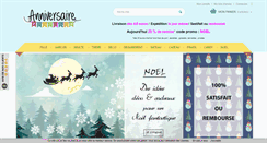 Desktop Screenshot of anniversaire-enfant.fr